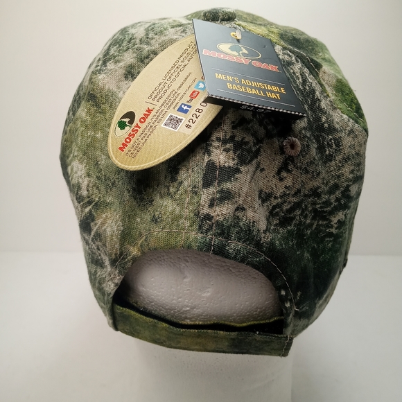 Mossy Oak Mens Adjustable Snapback Hat Camouflage - Picture 5 of 9